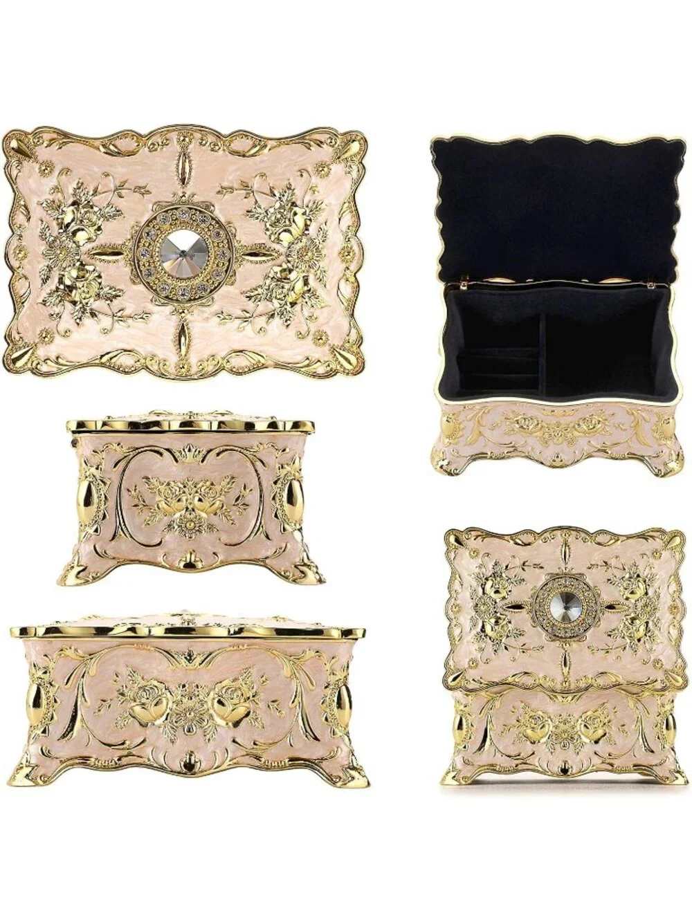 Vintage Metal Jewelry Organizer for Women 4.9